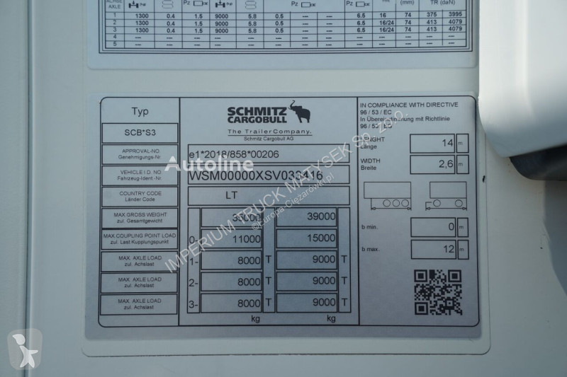 نصف مقطورة Schmitz Cargobull CHŁODNIA / THERMO...