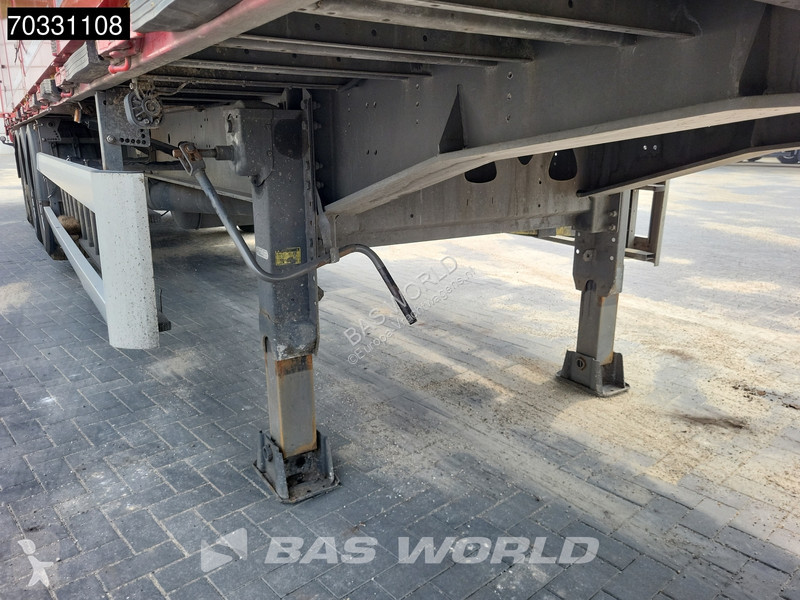 نصف مقطورة Knapen K600 Side Doors 10MM Lift Axle