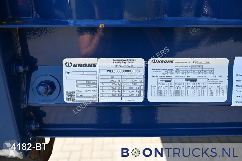 Oplegger Krone DRY LINER 13.60 BOX | DOUBLE...