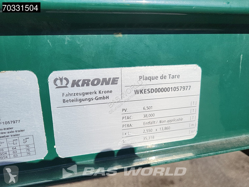 Полуприцеп Krone Tailgate Lift Axle LBW...