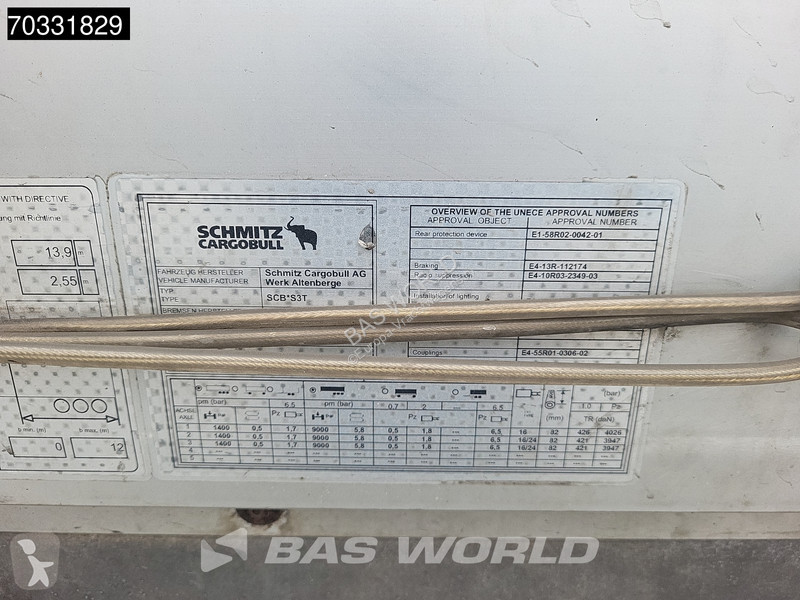 Semi remorque Schmitz Cargobull SCB*S3T 3 axles