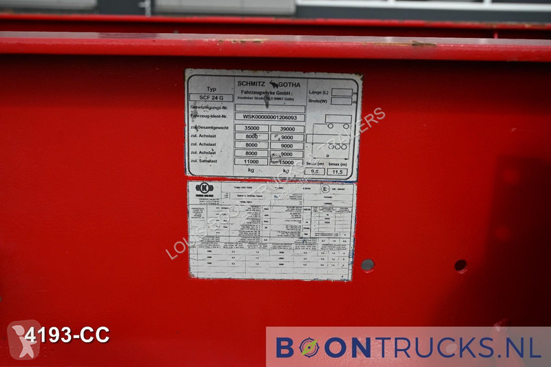 نصف مقطورة Schmitz Cargobull SCF 24 G |...