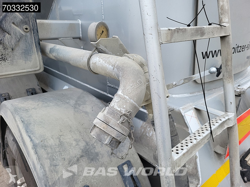 نصف مقطورة Spitzer SFS 2x Liftachse 39m3 Cement