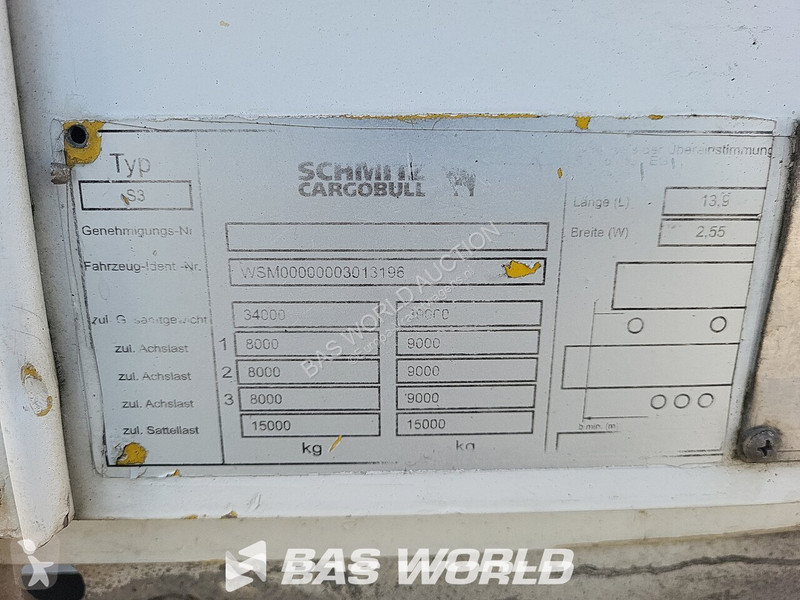 Oplegger Schmitz Cargobull S3