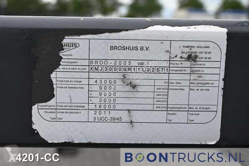 Semirremolque Broshuis 3 UCC-39/45 EU...