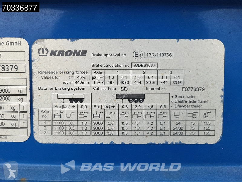 Semirremolque Krone Mega