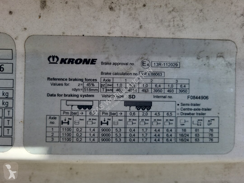 Полуприцеп Krone
