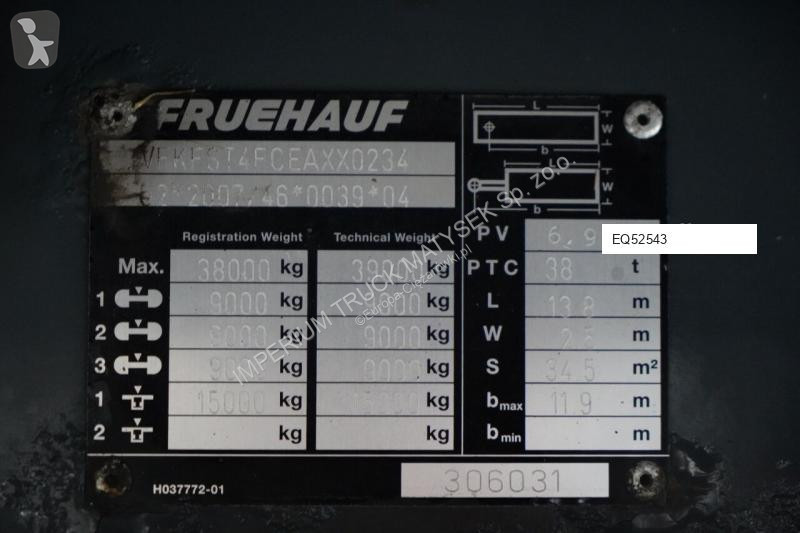 Semitrailer Fruehauf / KONTENER / STANDARD /...