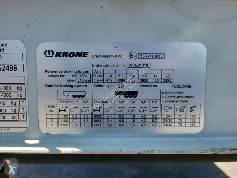 Semirremolque Krone