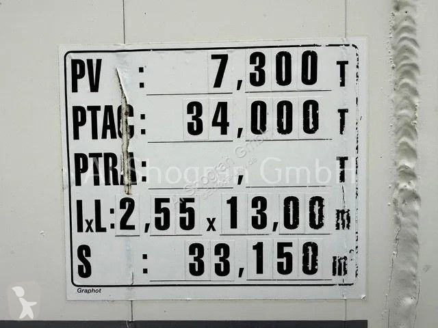 Sættevogn Samro ST39MH / Voll Alu / 65m³