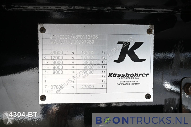 Oplegger Kässbohrer MAXIMA 13.60M BOX TRAILER |...