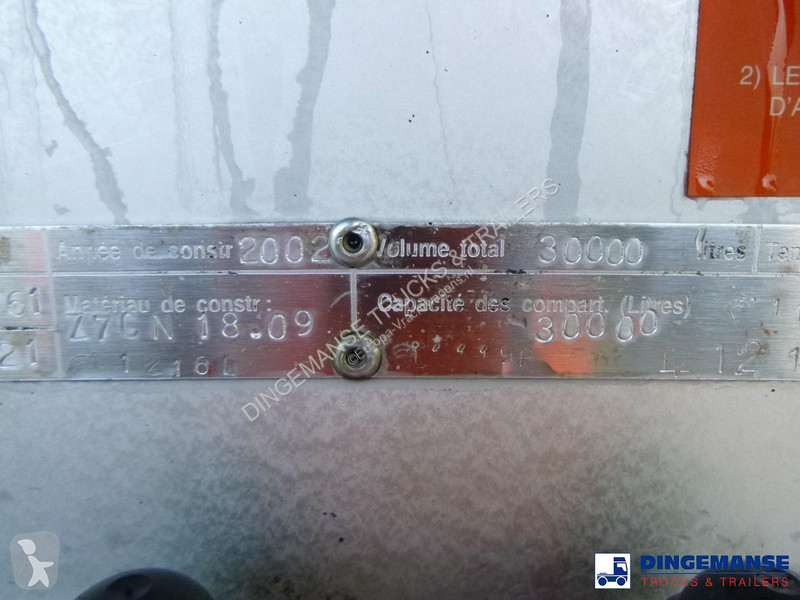 Oplegger Magyar Bitumen tank inox 30 m3 / 1...
