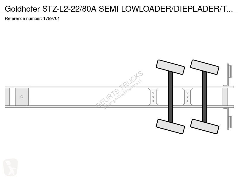 Oplegger Goldhofer STZ-L2-22/80A SEMI...