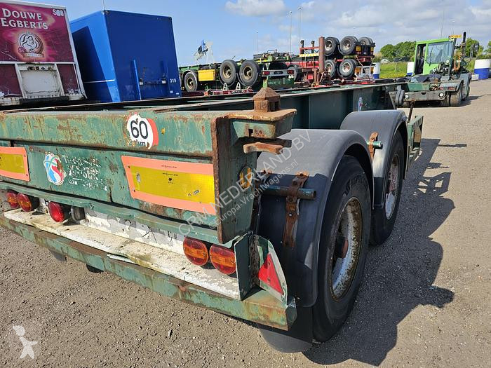 Oplegger Flandria 2 AXLE 20 FT CHASSIS STEEL...