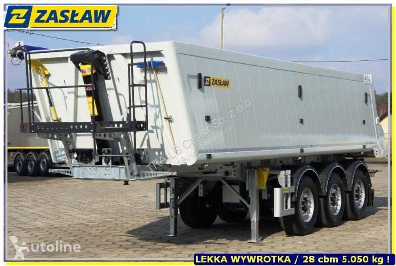 Semi remorque Zasław 28 m³ !! Light UP 4.990 kg...