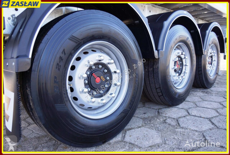 Semi remorque Zasław 43 m³ tipping semi-trailer...