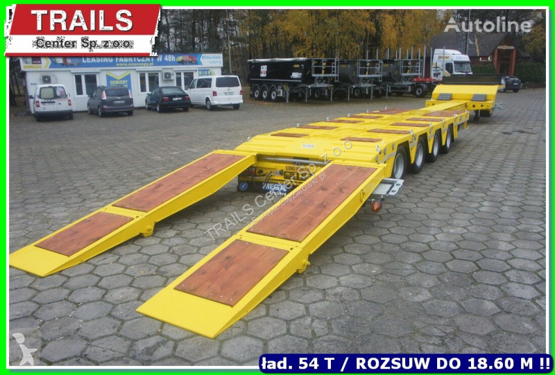 Semirimorchio Mega 4 axle low floor 18.600 m....