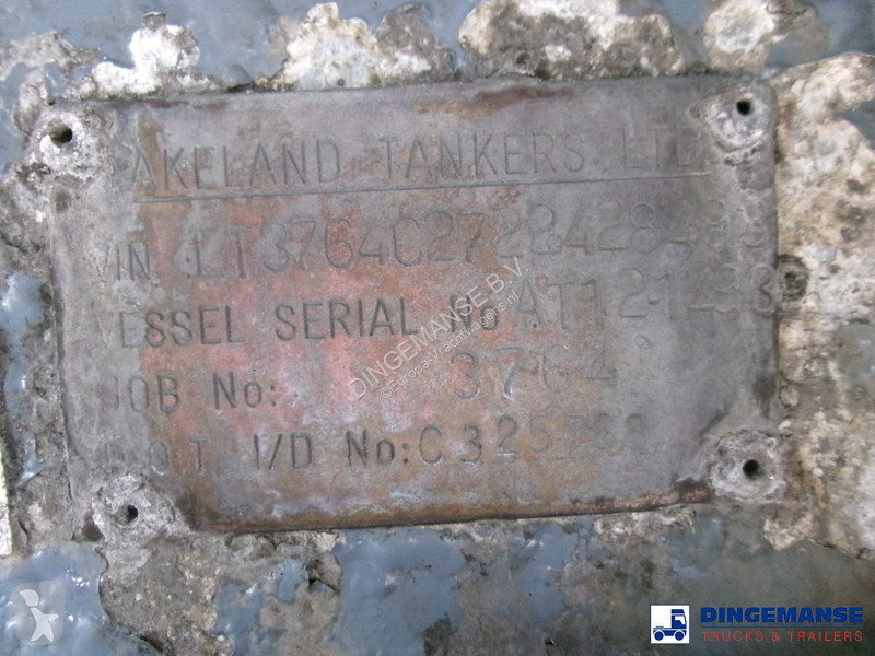 Semi reboque  Fuel tank alu 42.8 m3 / 6 comp +...