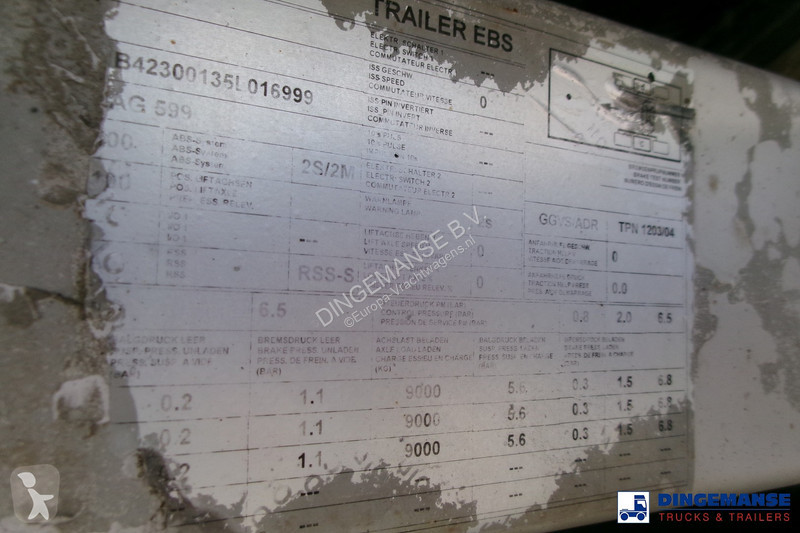 Semiremorca LAG Chemical tank inox 37.5 m3 / 1...