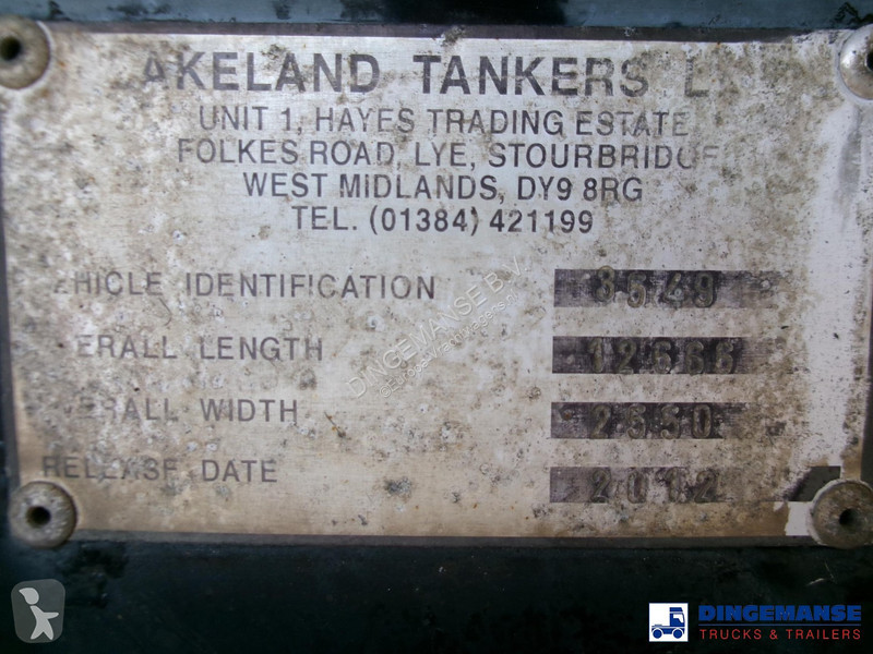 Oplegger  Fuel tank alu 43 m3 / 6 comp