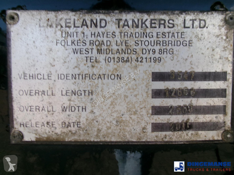 Oplegger  Fuel tank alu 43 m3 / 6 comp
