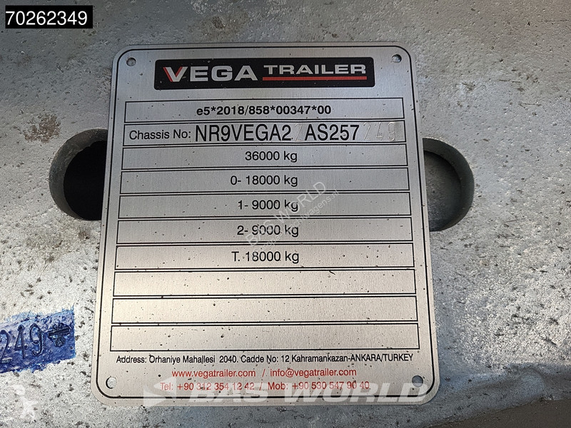 Sættevogn  2 Axle Semi Trailer 2 axles NEW...