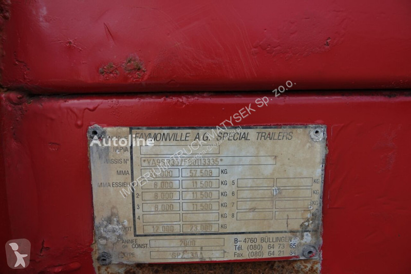 Semiremorca Faymonville SPZ-3AA