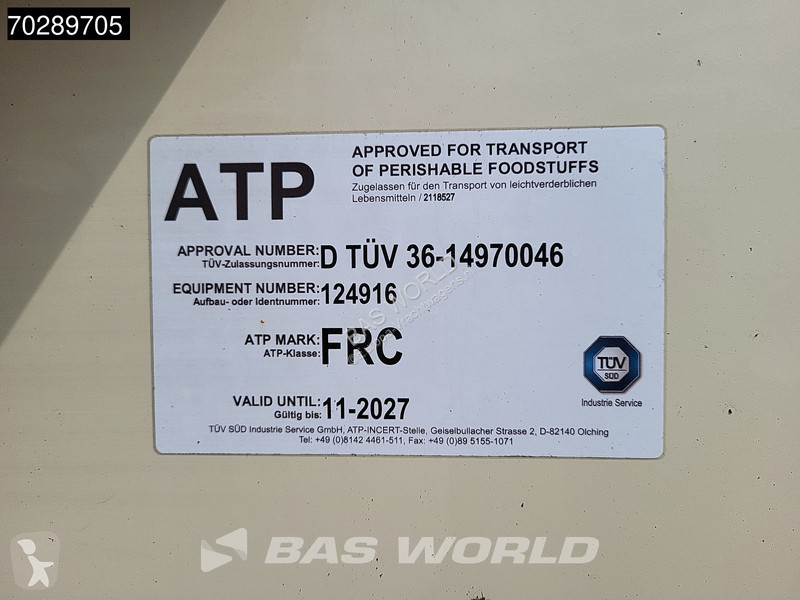 Semitrailer Chereau Thermo King A400 3 axles...