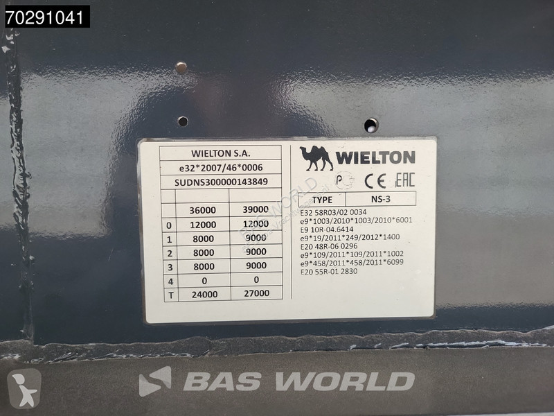 Semitrailer Wielton NS-3 Liftachse Tailgate