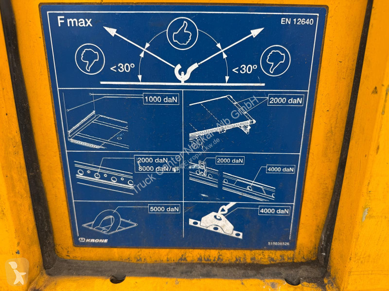 نصف مقطورة Krone   3 Achs MEGA Staplerhalterung...