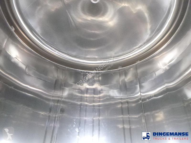 نصف مقطورة Van Hool Food tank inox 62 m3 / 3 comp