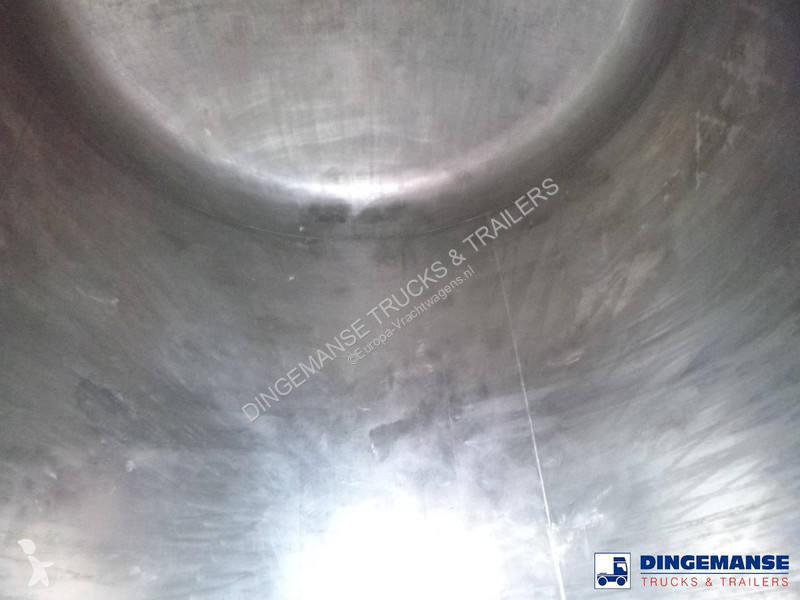 نصف مقطورة Burg Chemical tank inox L4BH 32.5 m3...