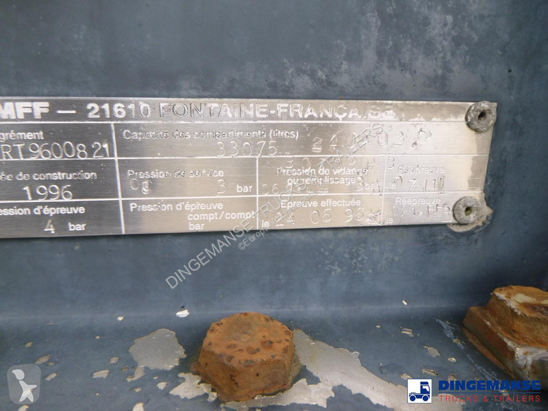 Semi remorque Magyar Chemical tank inox 33 m3 /...
