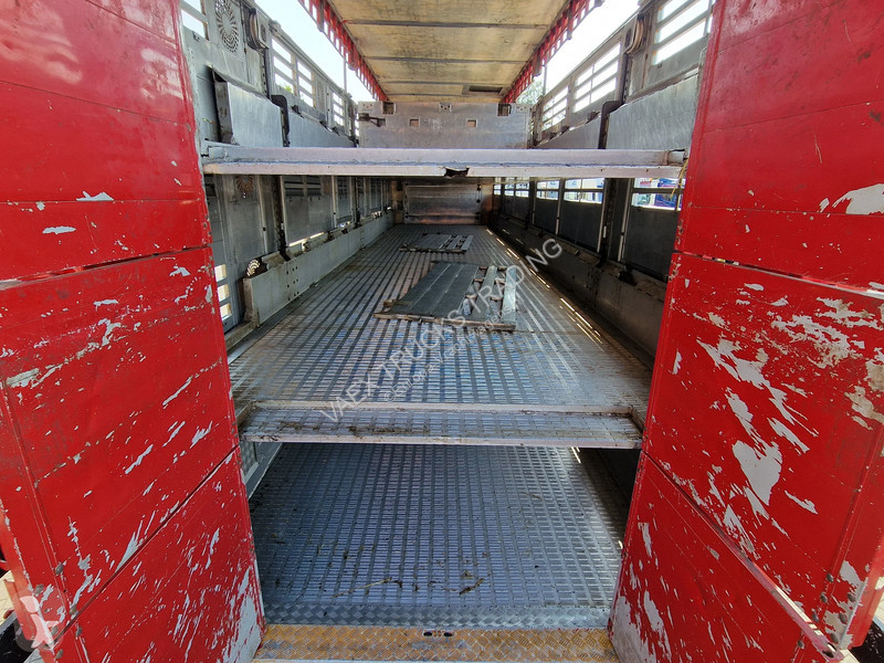 نصف مقطورة Finkl SAV35 - 3/3 deck livestock -...
