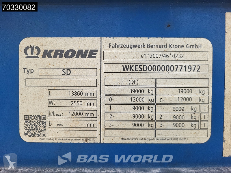 Krone Sliding Roof semi-trailer