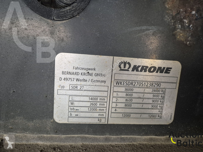 Semi remorque Krone 27