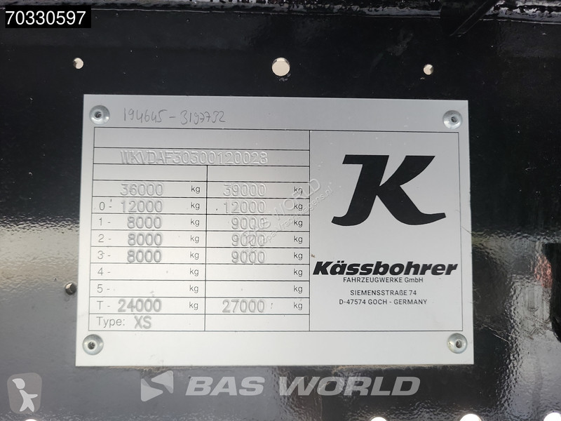 Semirremolque Kässbohrer XS 3 axles NEW! XS BPW...