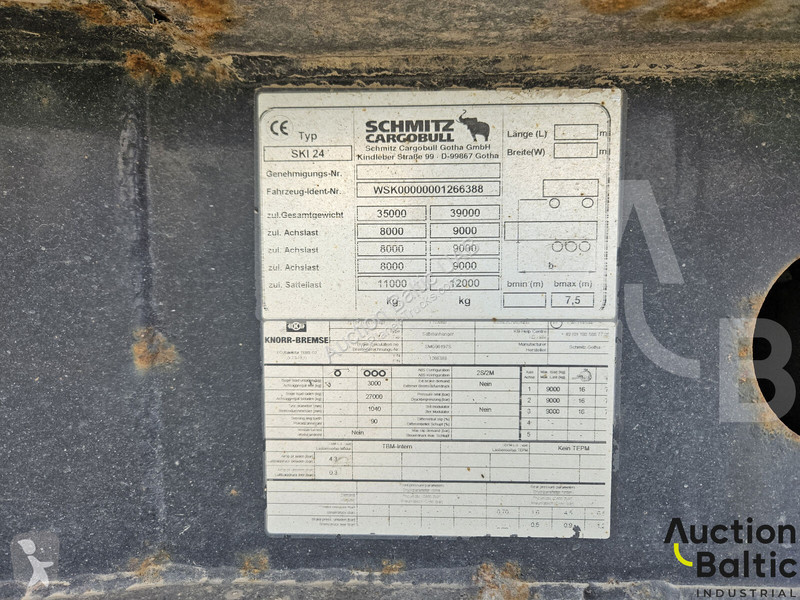 Semirremolque Schmitz Cargobull 24SL