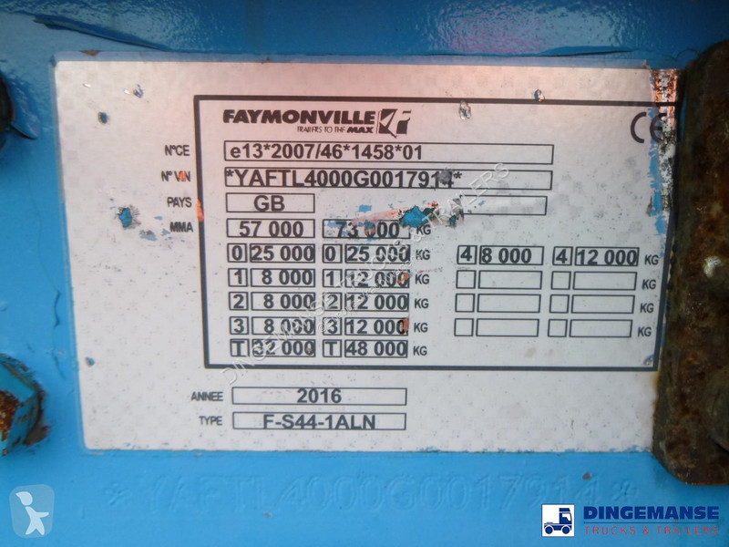 Превоз на строителна техника Faymonville 4-axle...