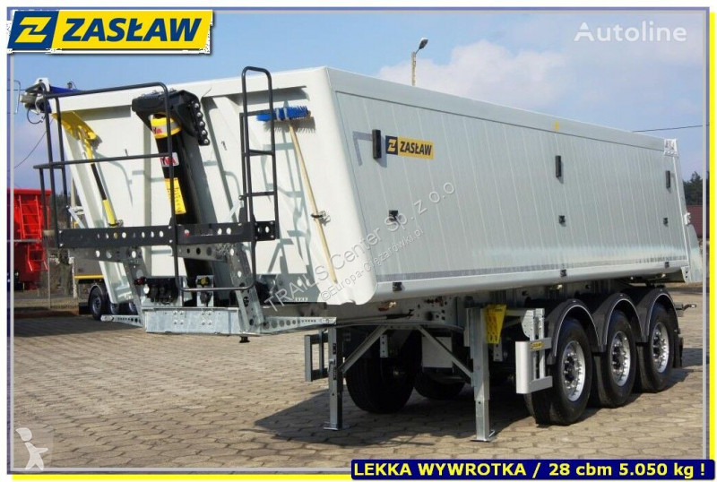 Semi remorque Zasław 28 m³ !! Light UP 4.990 kg...