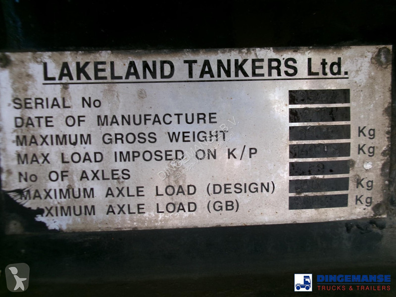 Oplegger  Fuel tank alu 43 m3 / 6 comp