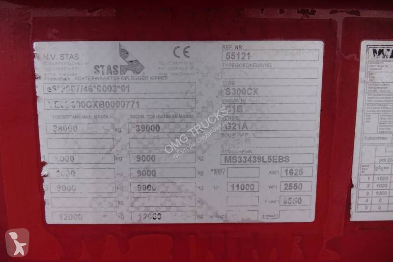 Semiremorca Stas WYWROTKA / S300CX / 44m3 / Z...