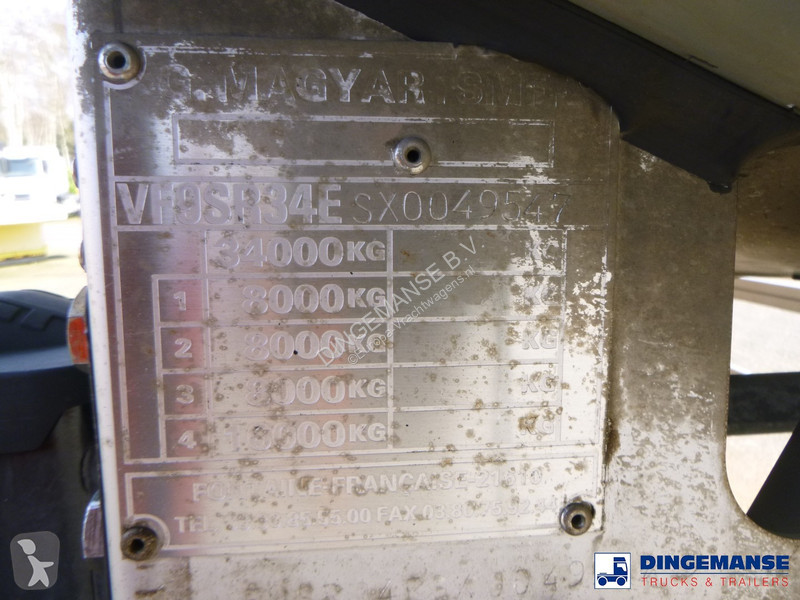 Semiremorca Magyar Chemical tank inox 32.5m3 /...
