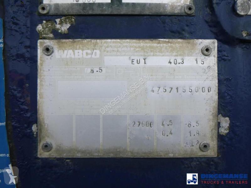 نصف مقطورة Feldbinder Powder tank alu 40 m3 / 1...