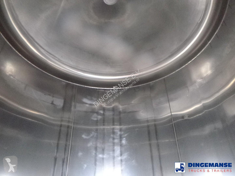 نصف مقطورة Van Hool Food tank inox 62 m3 / 3 comp