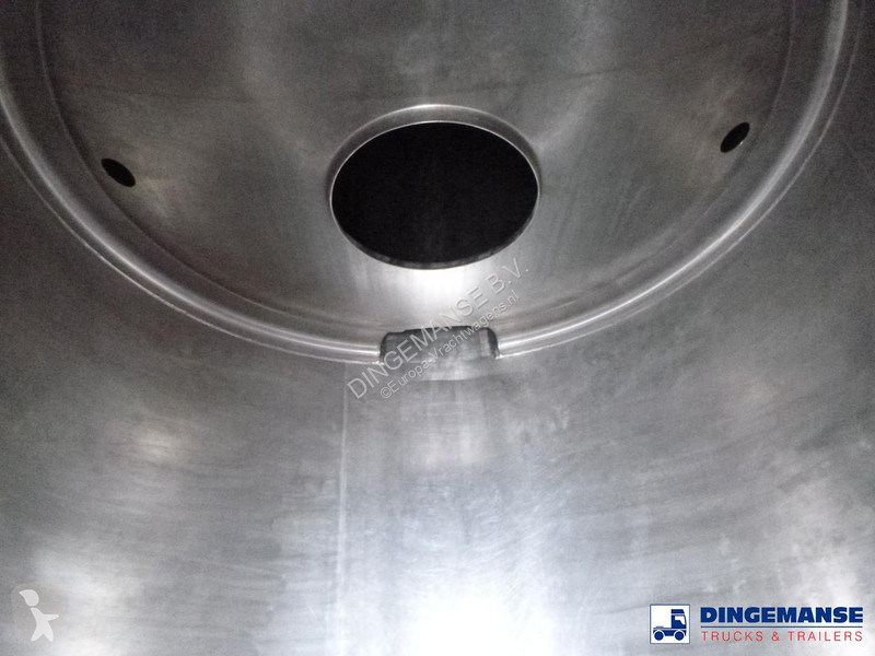 نصف مقطورة Burg Chemical tank inox L4BH 30 m3 /...