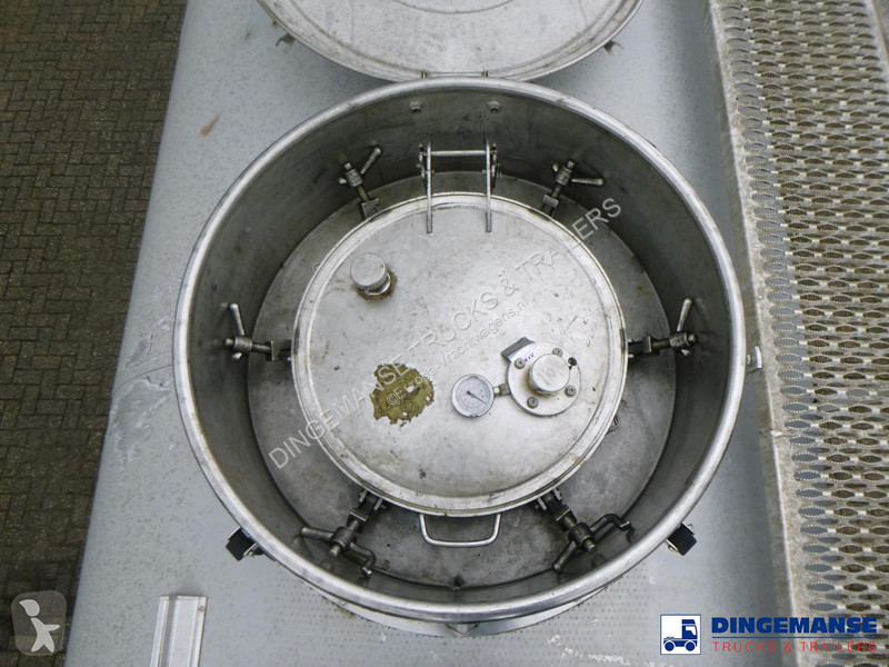 Oplegger Magyar Chemical tank inox L4BH 32.5 m3...