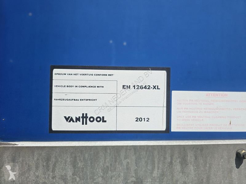 نصف مقطورة Van Hool A3C002 / ALU RIMS / PALLET...