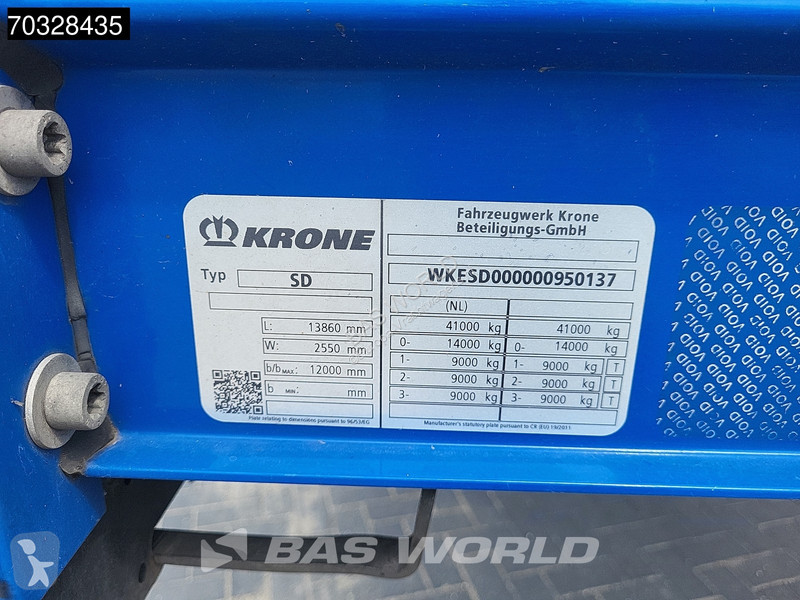 Krone APK 11/26 Alcoa Liftaxle semi-trailer