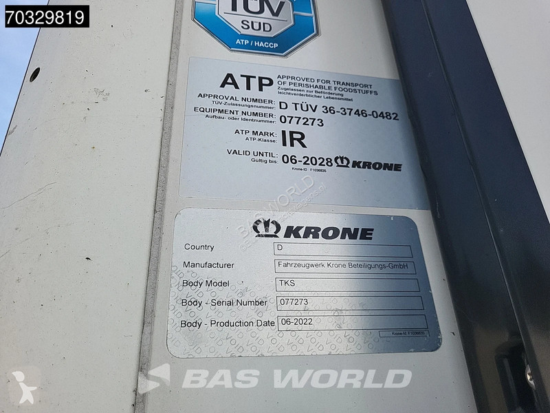 نصف مقطورة Krone IR 06/28 TÜV 05/27 Doppelstock...